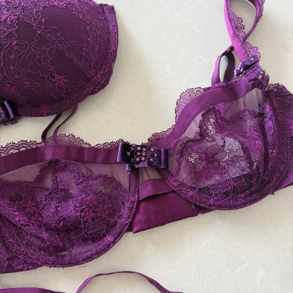 Victoria's Secret Designer Swarovski Crystal Bra & Panty Lingerie Set - Picture 4 of 15